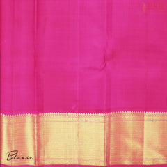 Light Parrot Green Kanchipuram Silk Saree