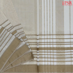 Beige Maheshwari Silk Cotton Saree