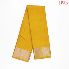 Yellow Kanchipuram Silk Saree