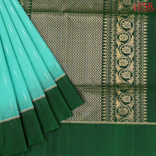 Turquoise Soft Silk Saree