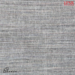 Grey & White Linen Saree