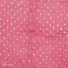 Yellow Bandhini Dress Material