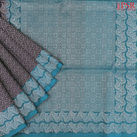 Midnight Blue Soft Silk Saree