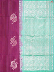 Dark Magenta Purple Soft Silk Saree