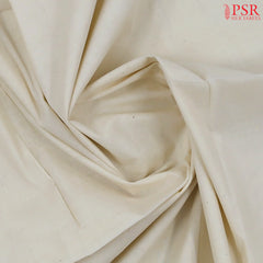 Cream White Kerala Cotton Saree