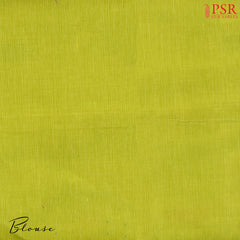 Lemongrass Green Kovai Cotton Saree