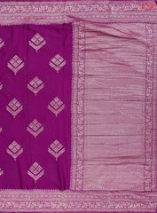 Magenta Purple Georgette Saree