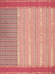 Coral Pink Kalakshetra Kovai Cotton Saree