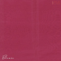 Cerise Pink Semi Silk Cotton Saree