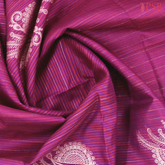 Dark Magenta Purple Soft Silk Saree