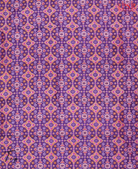 Dark Violet Soft Patola Silk Cotton Dress Material