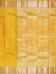 Yellow Kanchipuram Silk Saree
