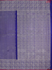 Lapis Lazuli Blue Kanchipuram Jacquard Silk Saree