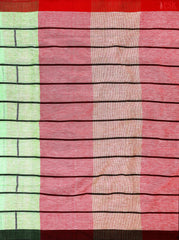 Spring Green Linen Saree