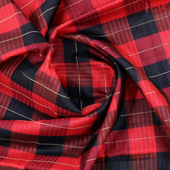 Red & Black Soft Silk Saree