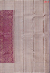 Dark Purple Bridal Kanchipuram Silk Saree