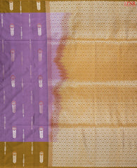 African Violet Soft Art Silk Saree