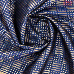 Prussian Blue Fancy Kanchipuram Silk Saree