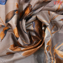 Pink Taupe Kadhi Tussar Silk Saree