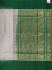 Fossil Grey Soft Silk Saree