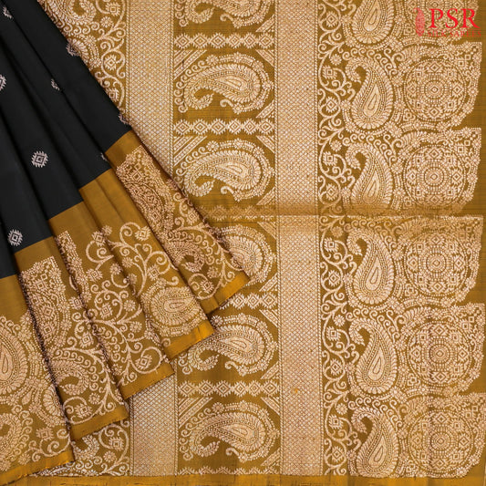 Black Soft Silk Saree