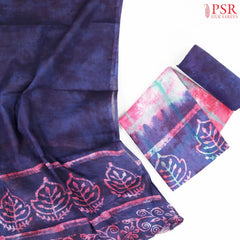 Rouge Pink & Rama Green Cotton Dress Material