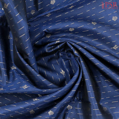 Prussian Blue Fancy Kanchipuram Silk Saree