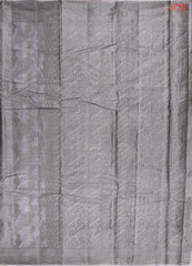 Grey Banaras Tussar Silk Saree