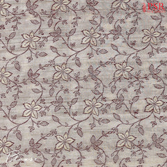 Tussar Beige Ghicha Cotton Saree