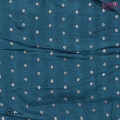 Blueish Grey Georgette Tissue Saree