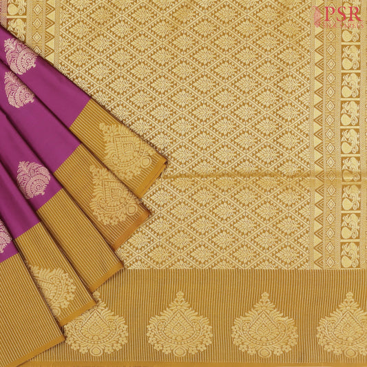 Burgundy Soft Art Silk Saree