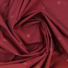 Maroon Semi Silk Cotton Saree