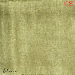 Olives Banaras Tussar Silk Saree