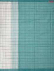 Dove White Mangalagiri Cotton Saree