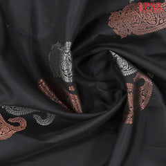 Black Soft Silk Mix Saree