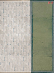 Beige Ghicha Cotton Saree