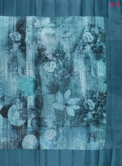 Aegean Blue Green Silk Saree