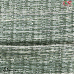 Basil Green Kadhi Tussar Silk Saree