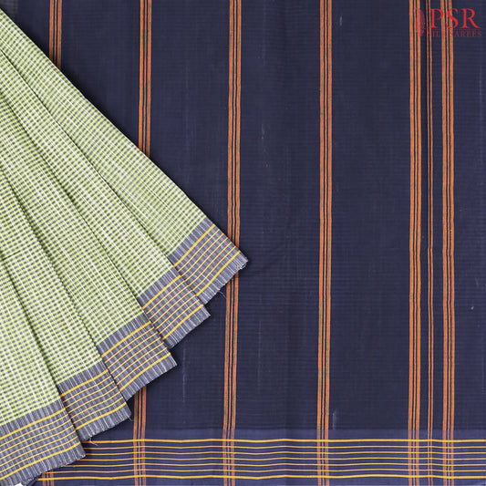 Green & Blue Kanchi Cotton Saree