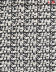 Black & Grey Assam Silk Dress Material
