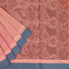 Salmon Pink Kovai Cotton Saree