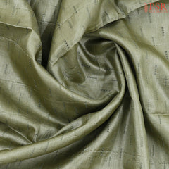 Sage Green Banaras Tussar Silk Saree