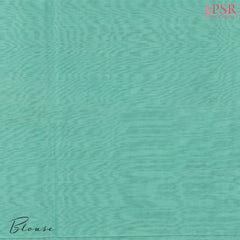Turquoise Blue Maheshwari Silk Cotton Saree
