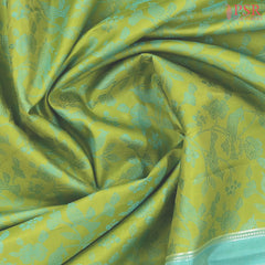 Pear Green Kanchipuram Silk Saree