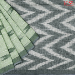 Light Green Linen Saree