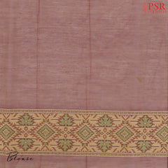 Light Mahogany Banaras Silk Cotton Saree