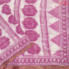 Light Saffron Cotton Dress Material