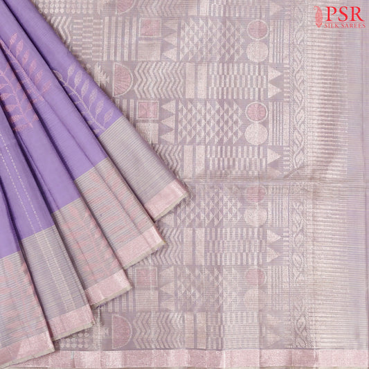Lavender Soft Silk Saree