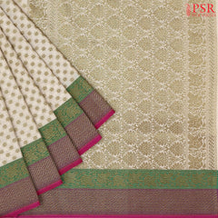 Beige Summer Silk Saree