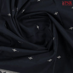Black Semi Silk Cotton Saree